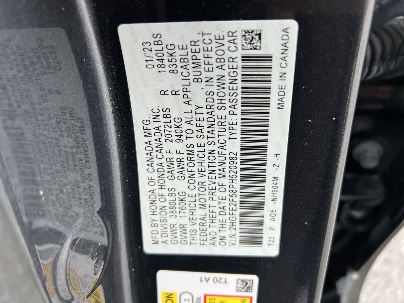 Used 2023 Honda Civic Sport image 26