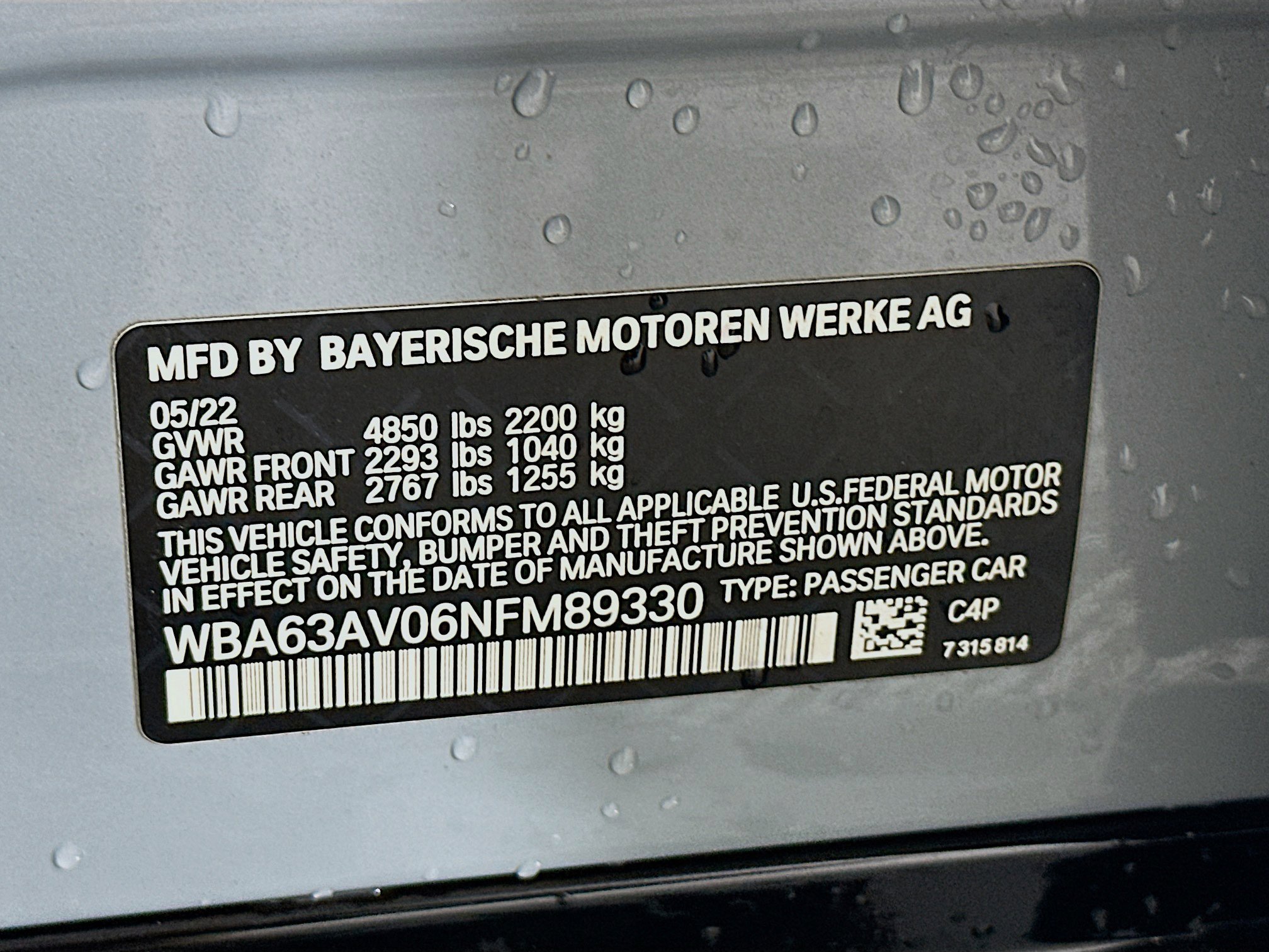 Used 2022 BMW 430i Gran Coupe w/ M Sport Package RWD image 12