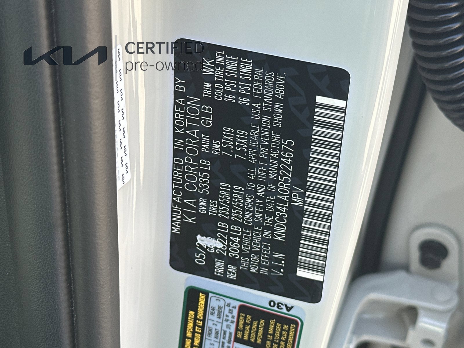 Certified 2024 Kia EV6 Light RWD image 29