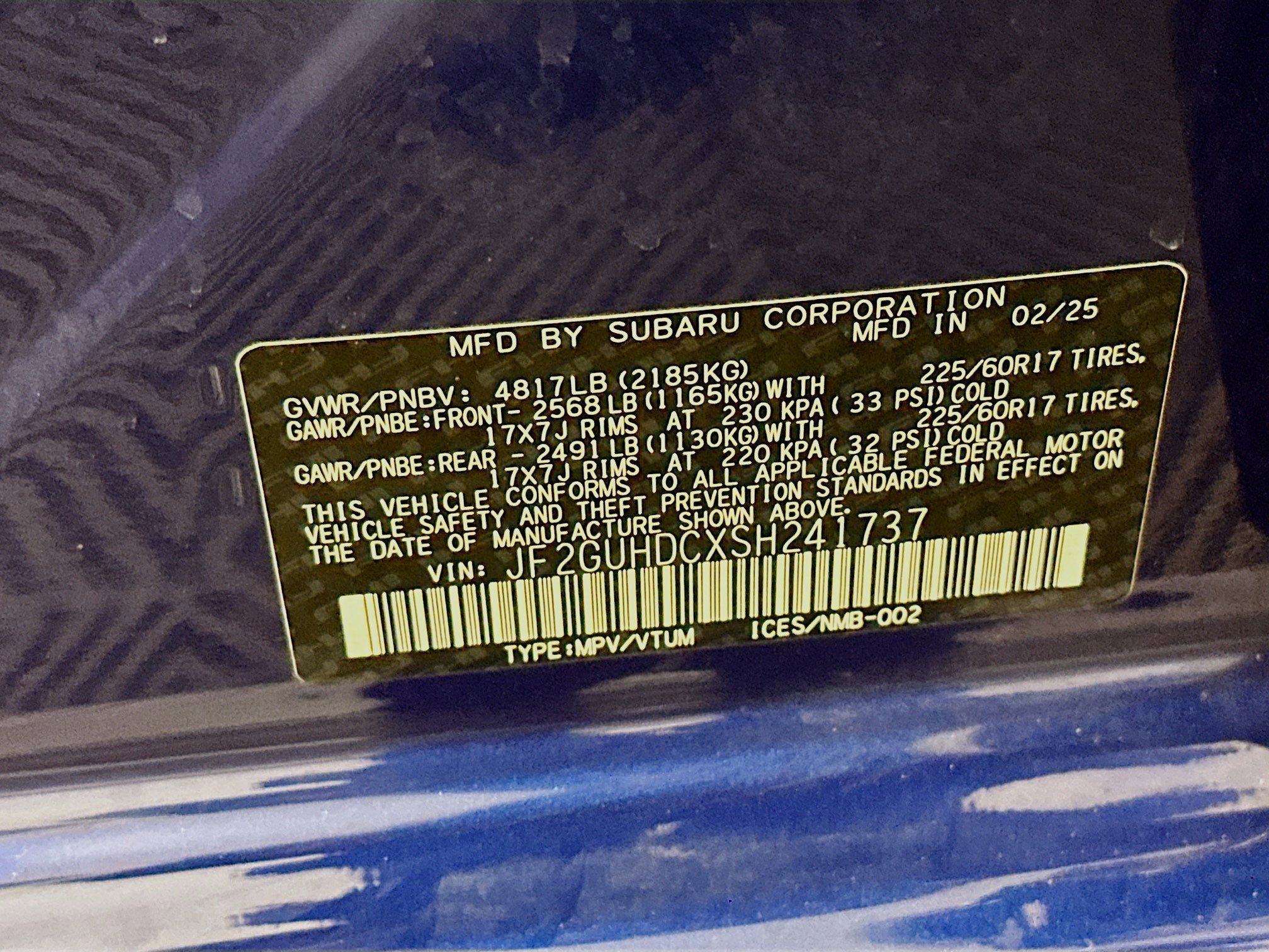 Used 2025 Subaru Crosstrek 2.0i Premium image 12