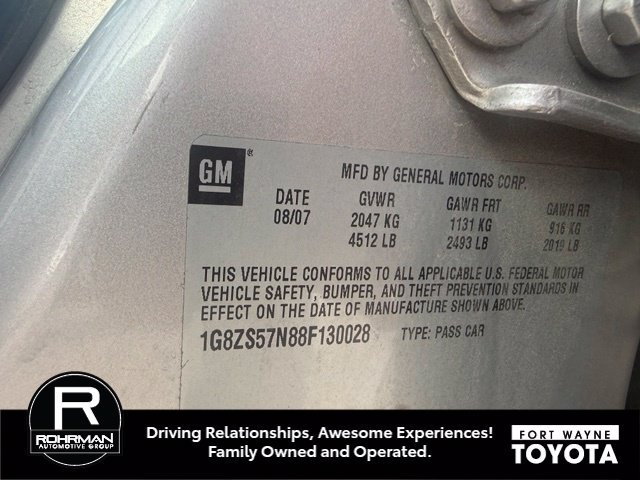 Used 2008 Saturn Aura XE w/ Preferred Package FWD image 9