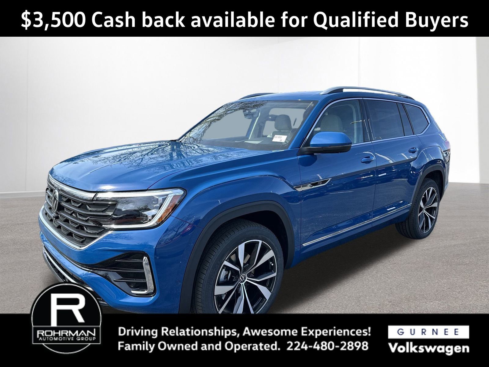 New 2025 Volkswagen Atlas SEL Premium R-Line video 1