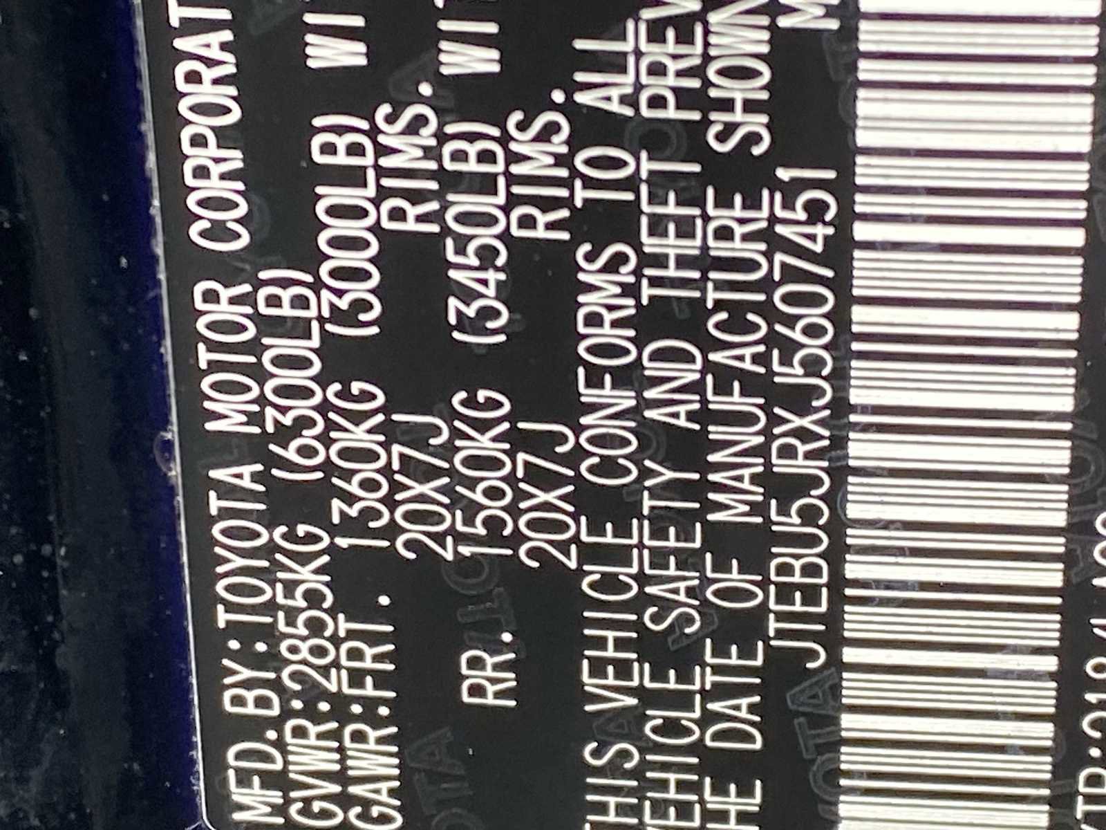 Used 2018 Toyota 4Runner Limited image 21