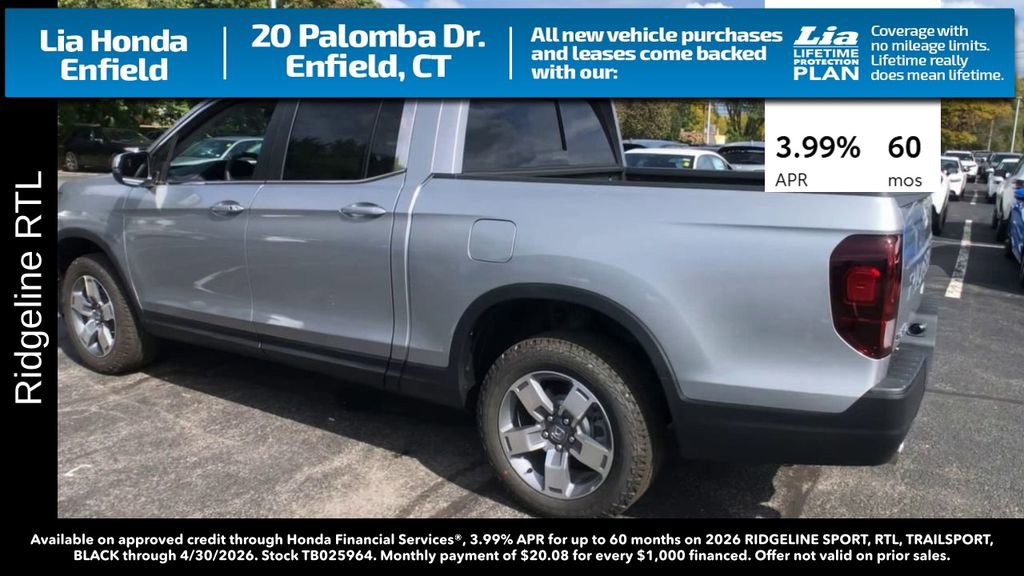 New 2026 Honda Ridgeline RTL image 6