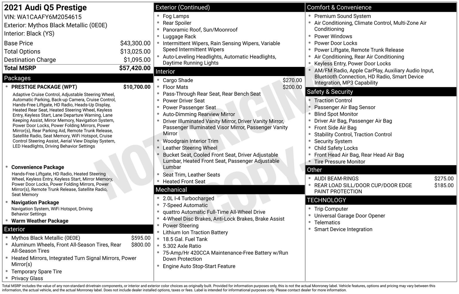 Used 2021 Audi Q5 Prestige w/ Prestige Package image 22
