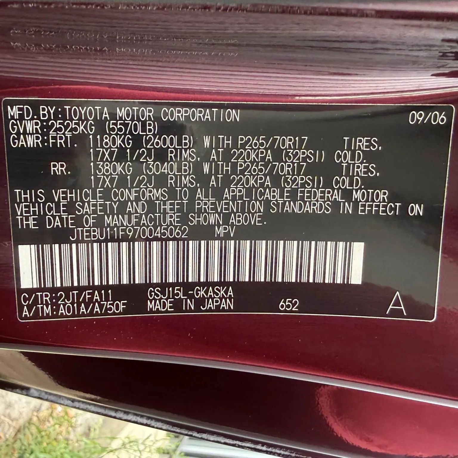 Used 2007 Toyota FJ Cruiser 4WD image 30