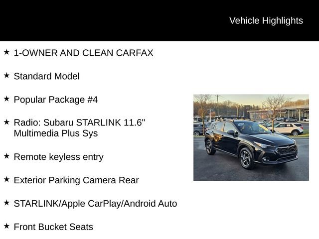 Used 2024 Subaru Crosstrek 2.0i Premium w/ Popular Package #4 AWD/4WD image 5