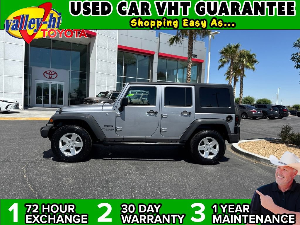 Used 2016 Jeep Wrangler Unlimited Sport w/ Quick Order Package 24S AWD/4WD image 1