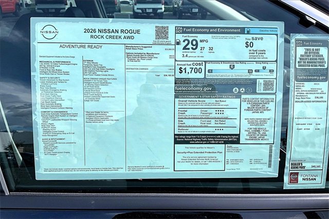 New 2026 Nissan Rogue SV image 14