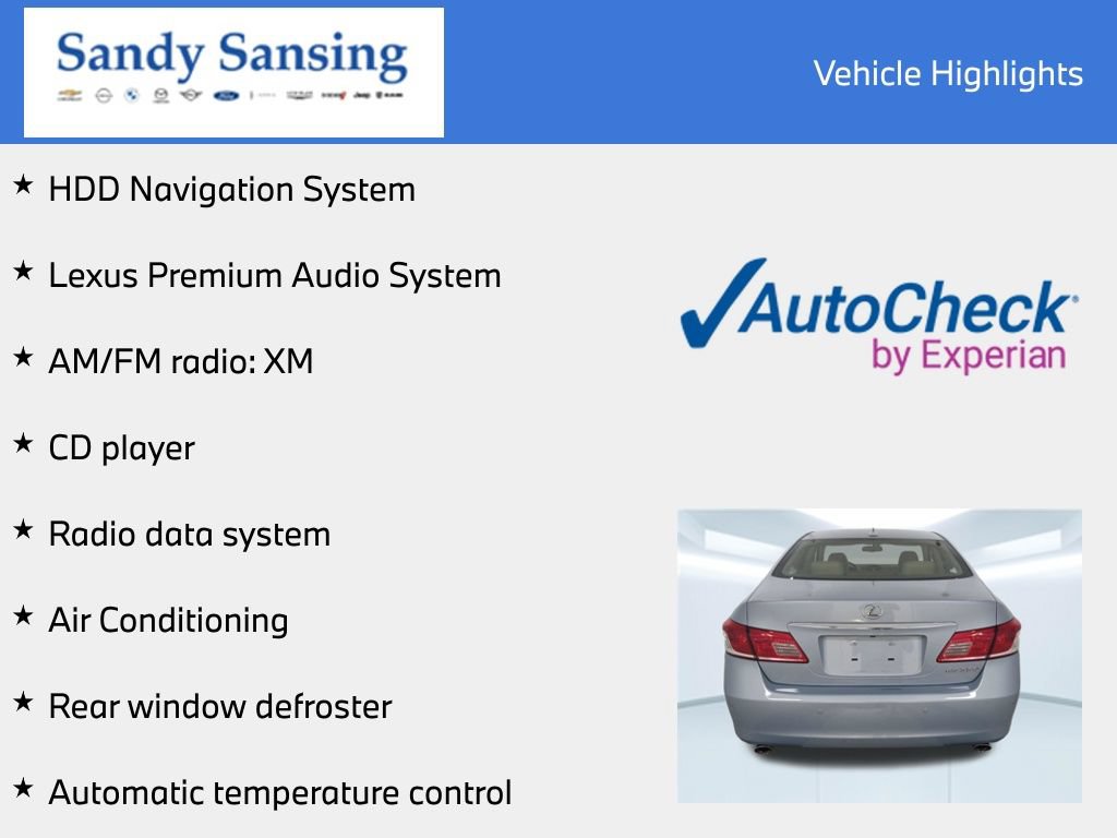 Used 2011 Lexus ES 350 w/ Preferred Accessory Package FWD image 7