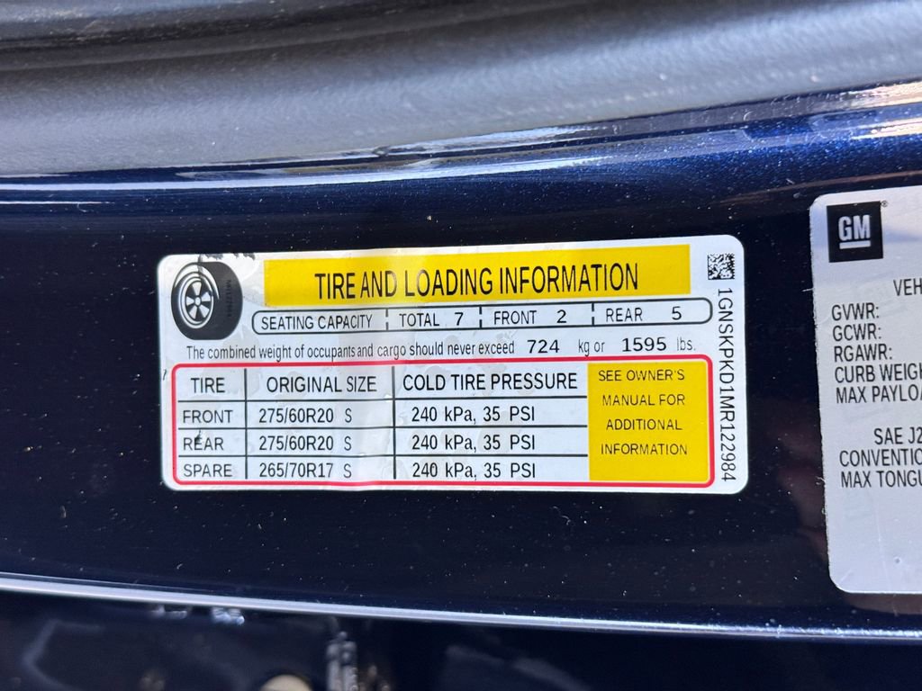 Used 2021 Chevrolet Tahoe Z71 w/ Z71 Signature Package image 9