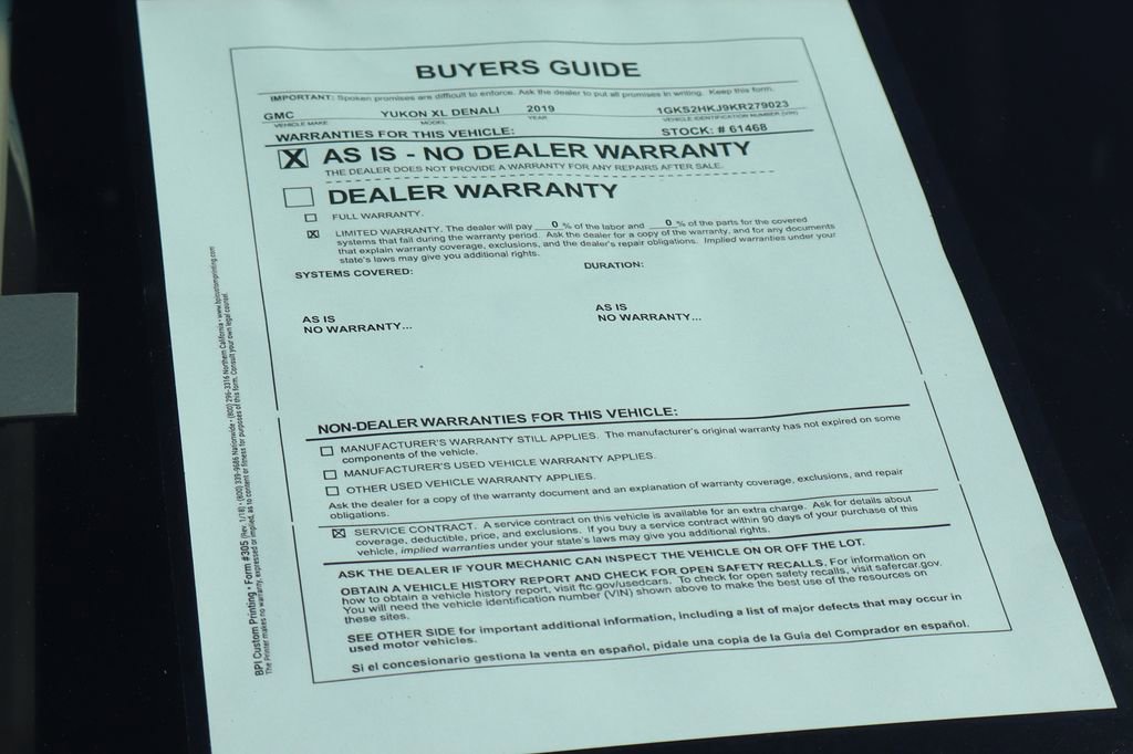 Used 2019 GMC Yukon XL Denali w/ Open Road Package AWD/4WD image 64