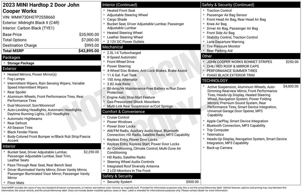 Used 2023 MINI Cooper John Cooper Works image 6