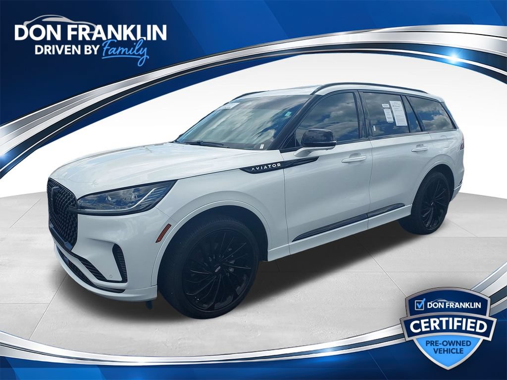 Used 2025 Lincoln Aviator Reserve w/ Jet Appearance Package