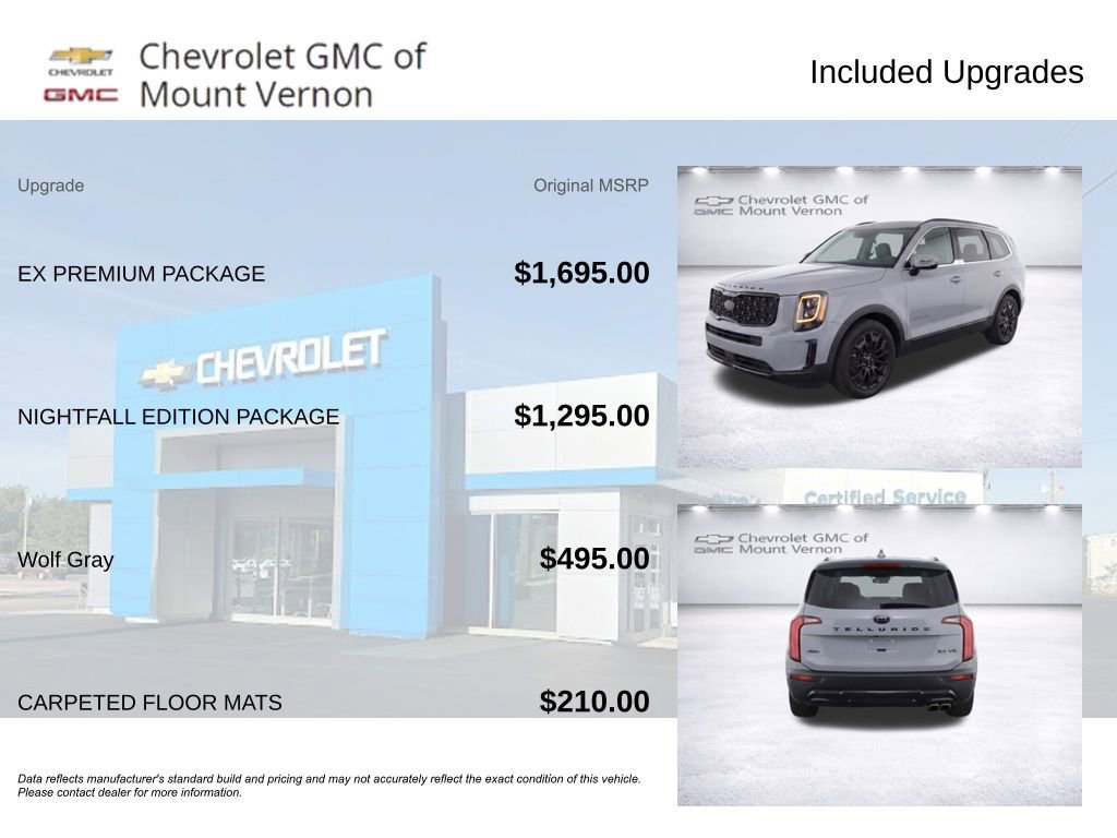 Used 2021 Kia Telluride EX w/ EX Premium Package AWD/4WD image 6