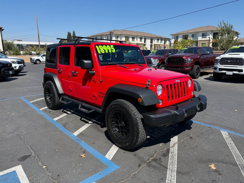 Used 2017 Jeep Wrangler Unlimited Sport w/ Quick Order Package 24S AWD/4WD image 3