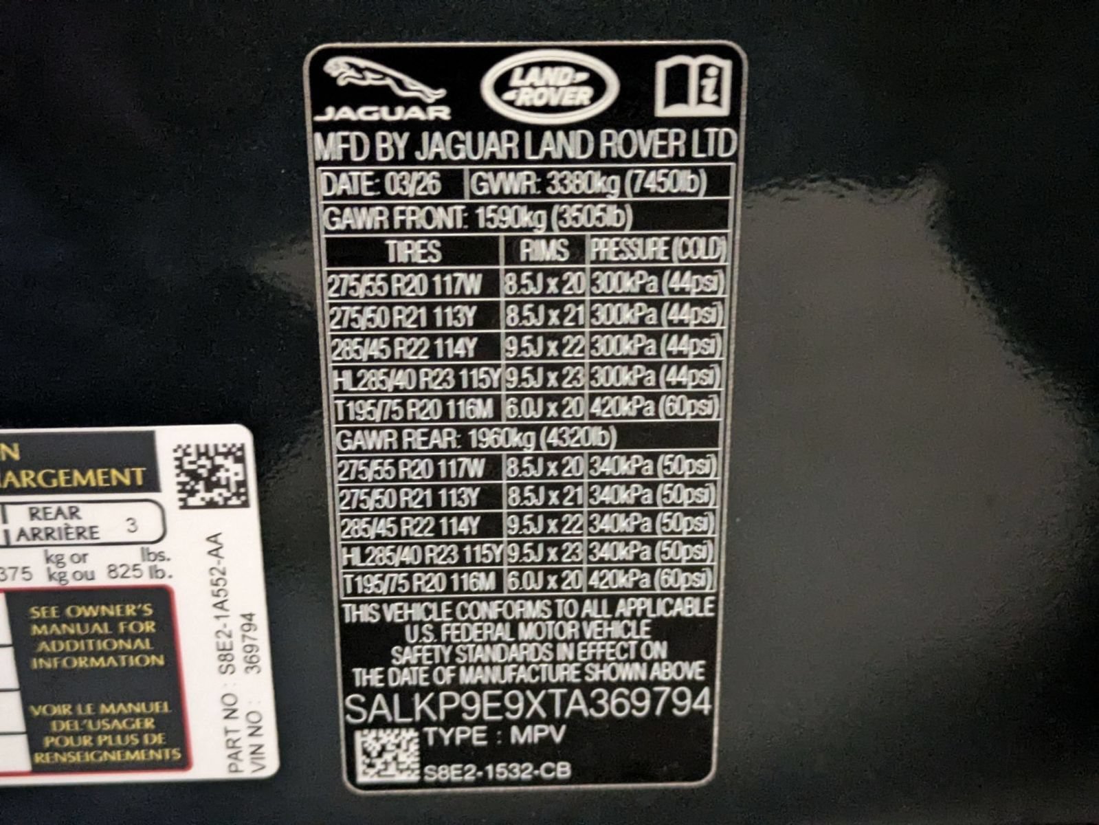 New 2026 Land Rover Range Rover SE AWD/4WD image 31