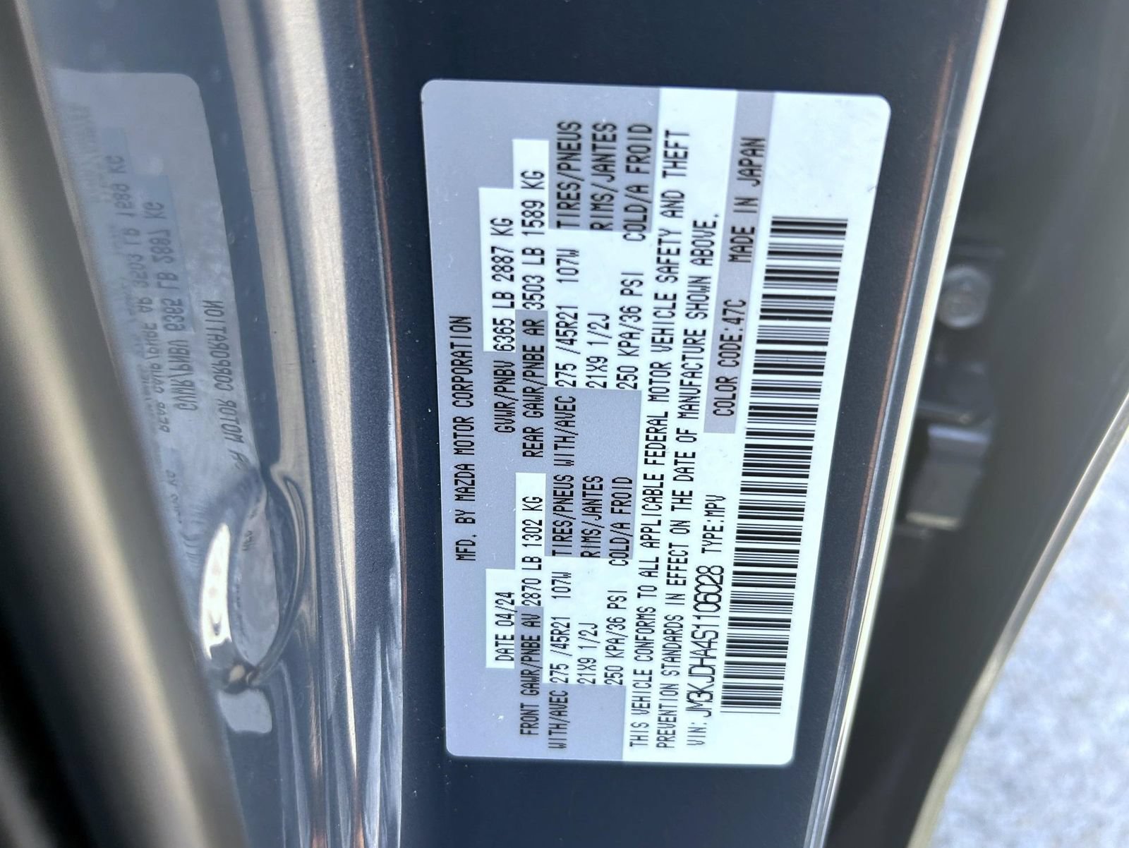 Used 2025 MAZDA CX-70 Plug-In Hybrid w/ Premium Pkg AWD/4WD image 25