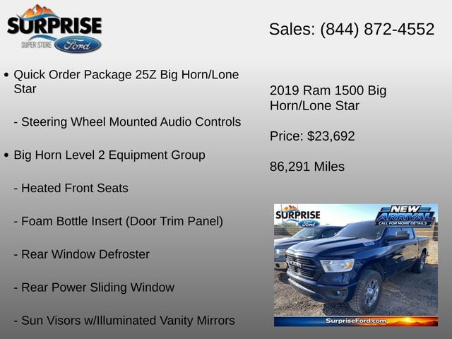Used 2019 RAM 1500 Big Horn RWD image 6