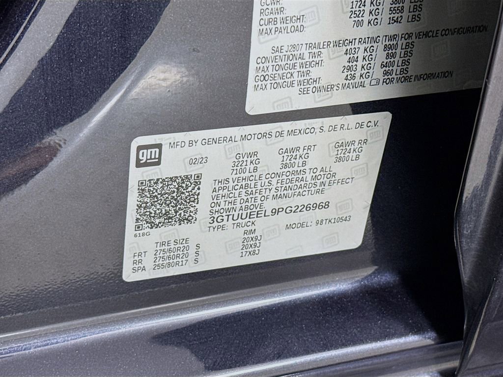 Used 2023 GMC Sierra 1500 AT4 w/ Technology Package image 39