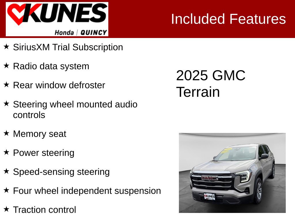 Used 2025 GMC Terrain Elevation AWD/4WD image 2