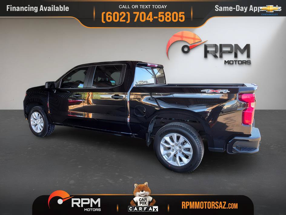 Used 2022 Chevrolet Silverado 1500 Custom w/ LPO, Dark Essentials Package AWD/4WD image 4