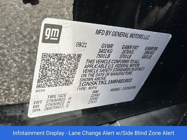 Certified 2021 Chevrolet Tahoe High Country image 33