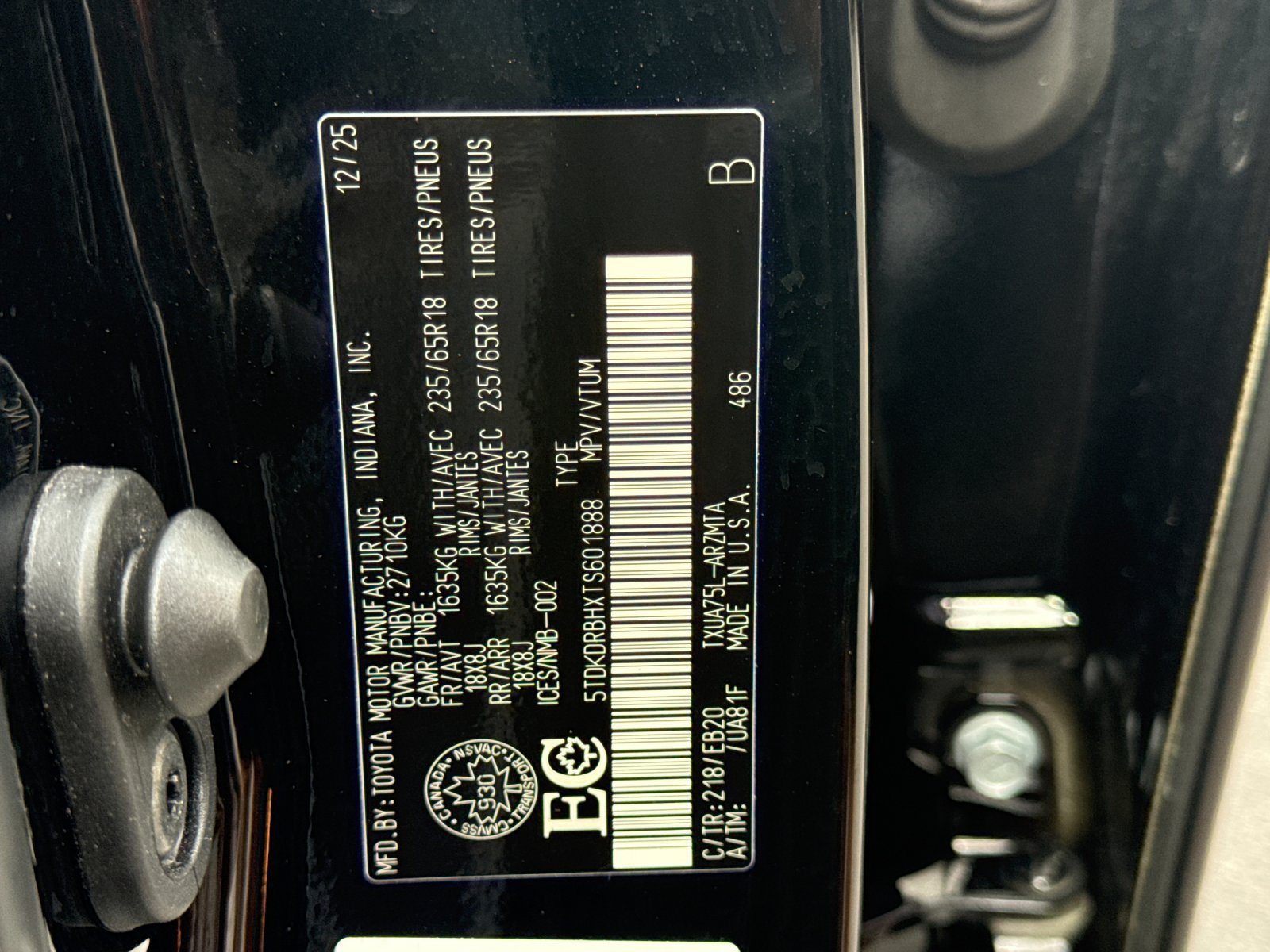 Used 2026 Toyota Highlander XLE AWD/4WD image 30