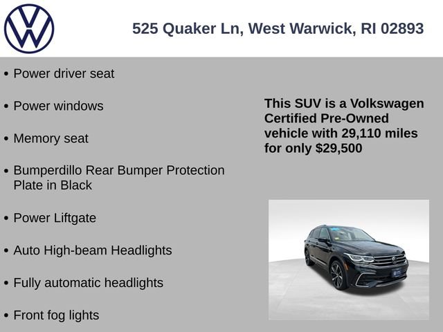 Certified 2023 Volkswagen Tiguan SEL R-Line AWD/4WD image 13