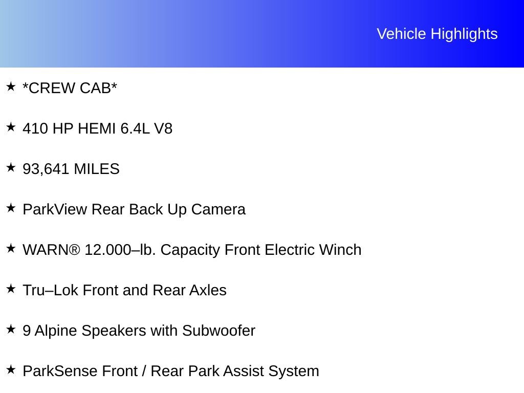 Used 2018 RAM 2500 Power Wagon w/ Leather & Luxury Group AWD/4WD image 7