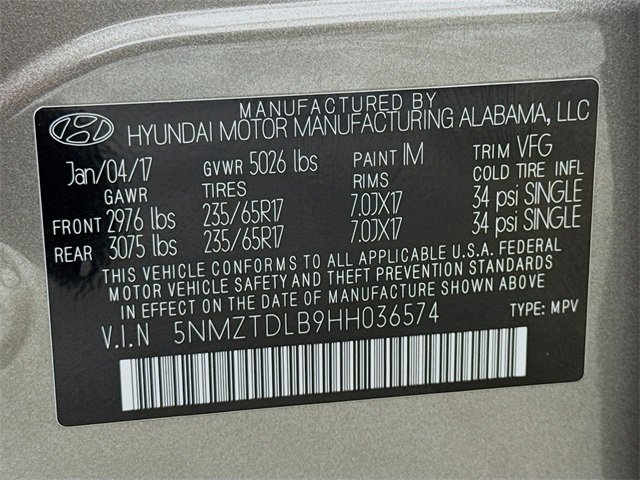 Used 2017 Hyundai Santa Fe Sport w/ Cargo Package image 16