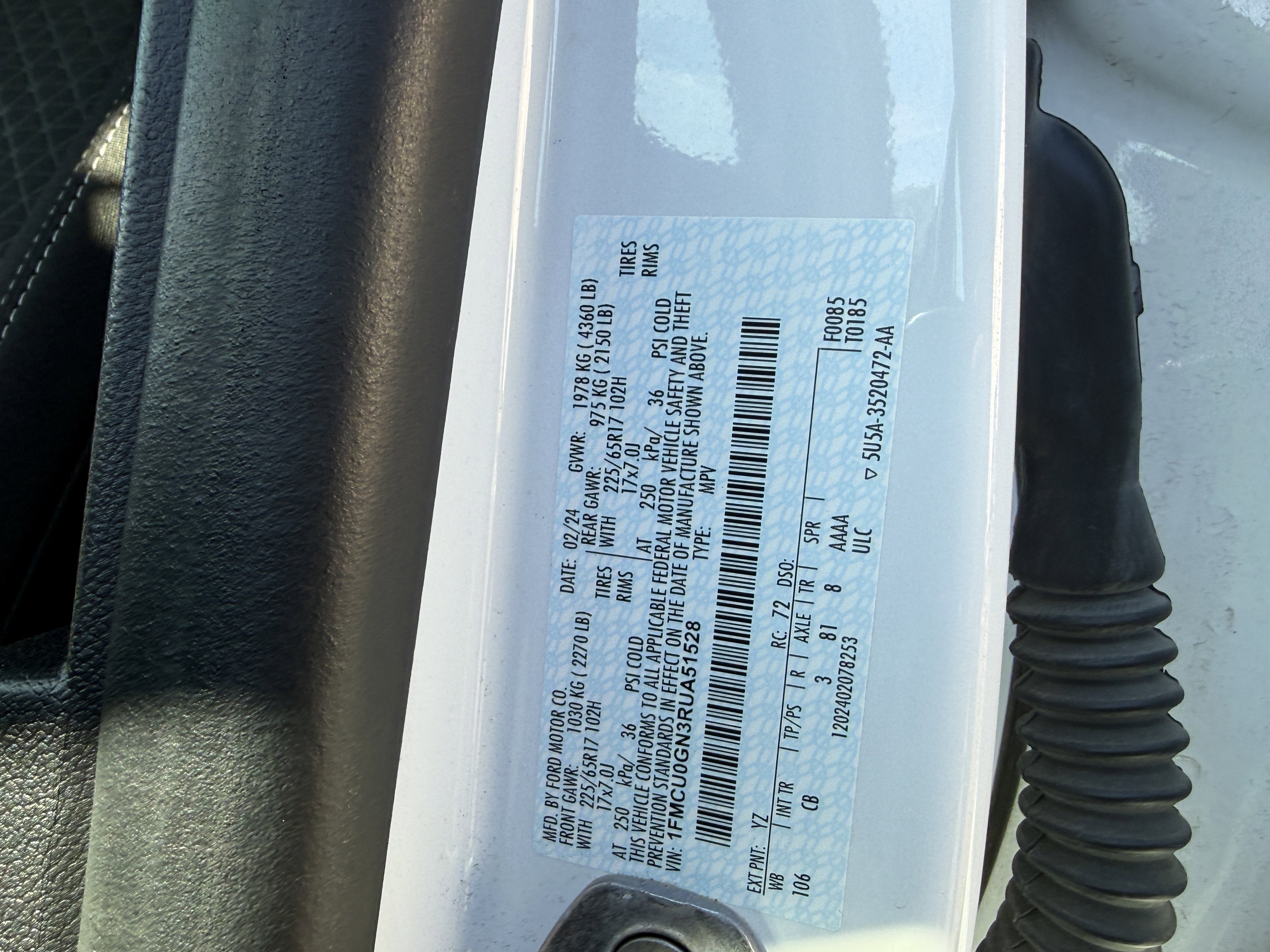 Used 2024 Ford Escape Active image 28