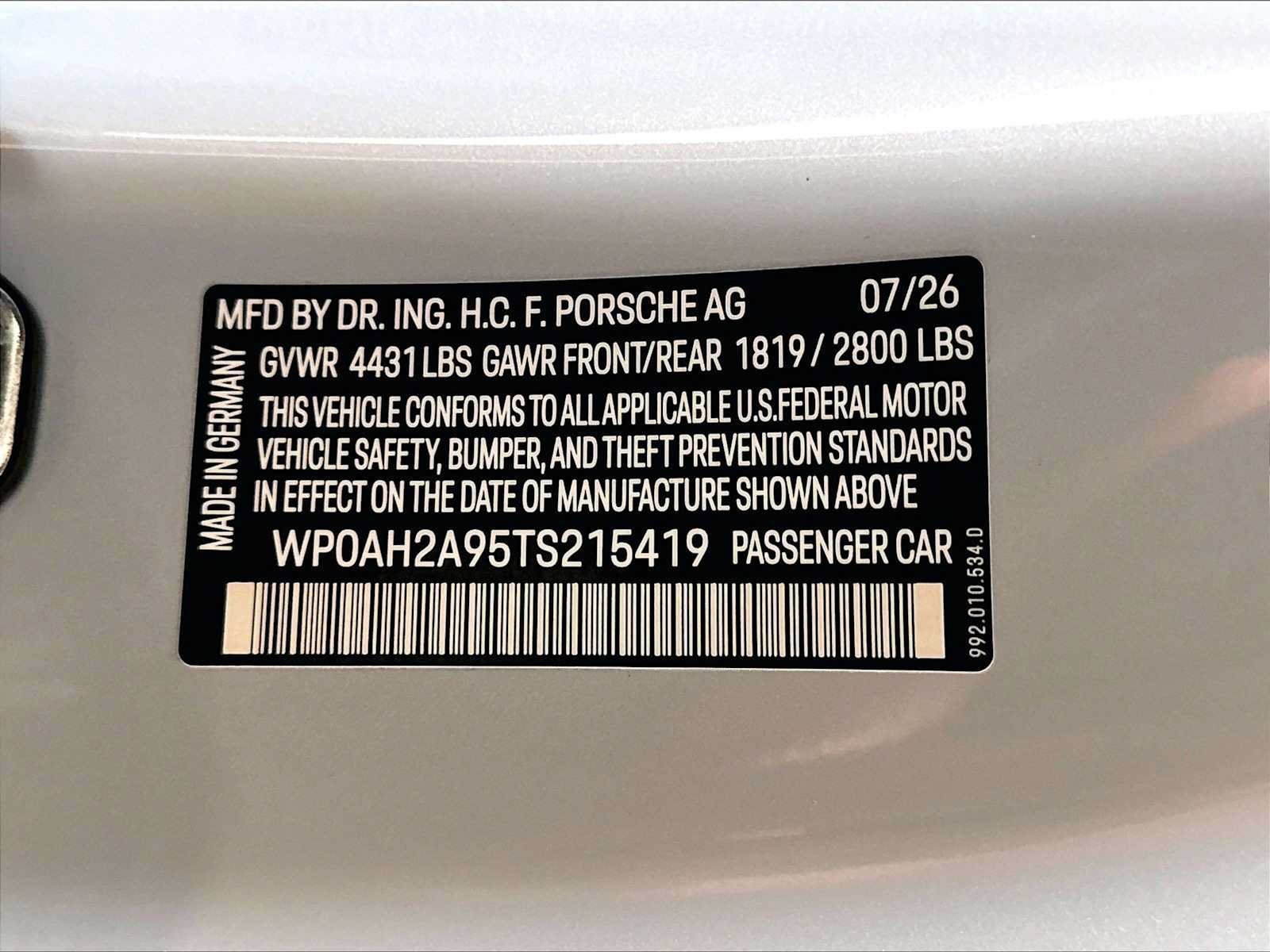 New 2026 Porsche 911 Carrera 4S AWD/4WD image 30