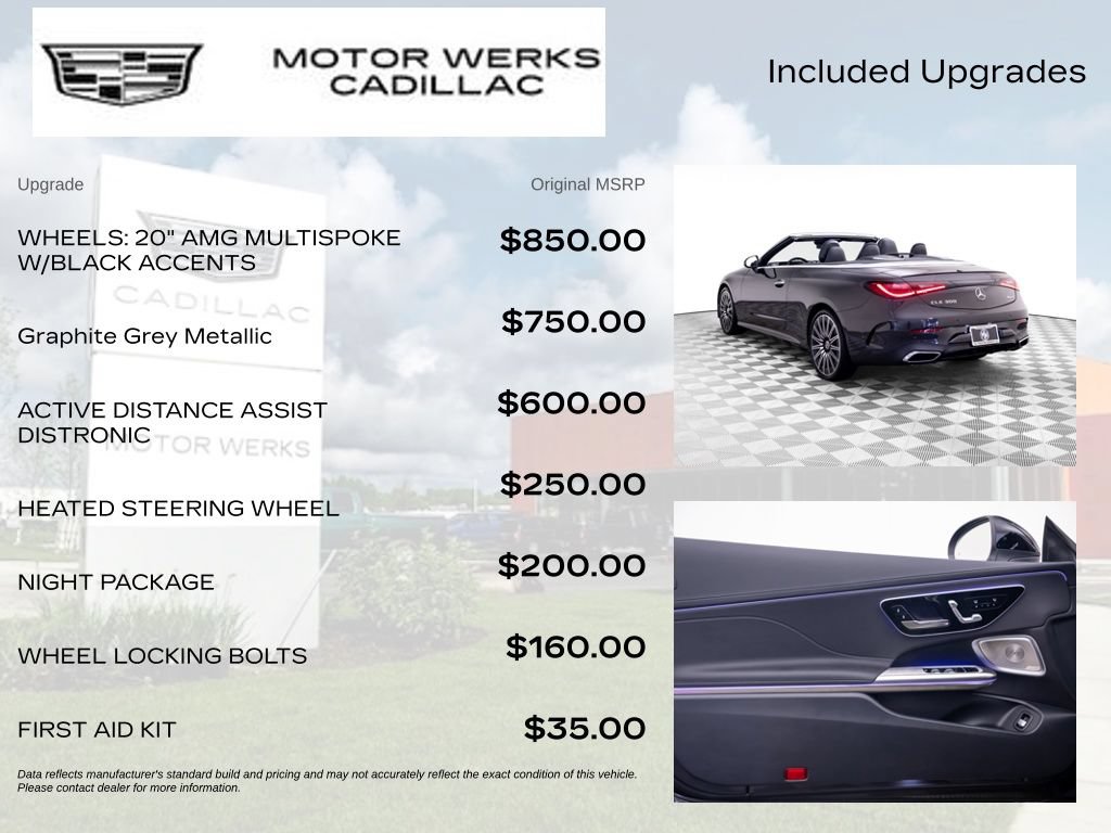 Used 2025 Mercedes-Benz CLE 300 4MATIC Cabriolet w/ Night Package image 8