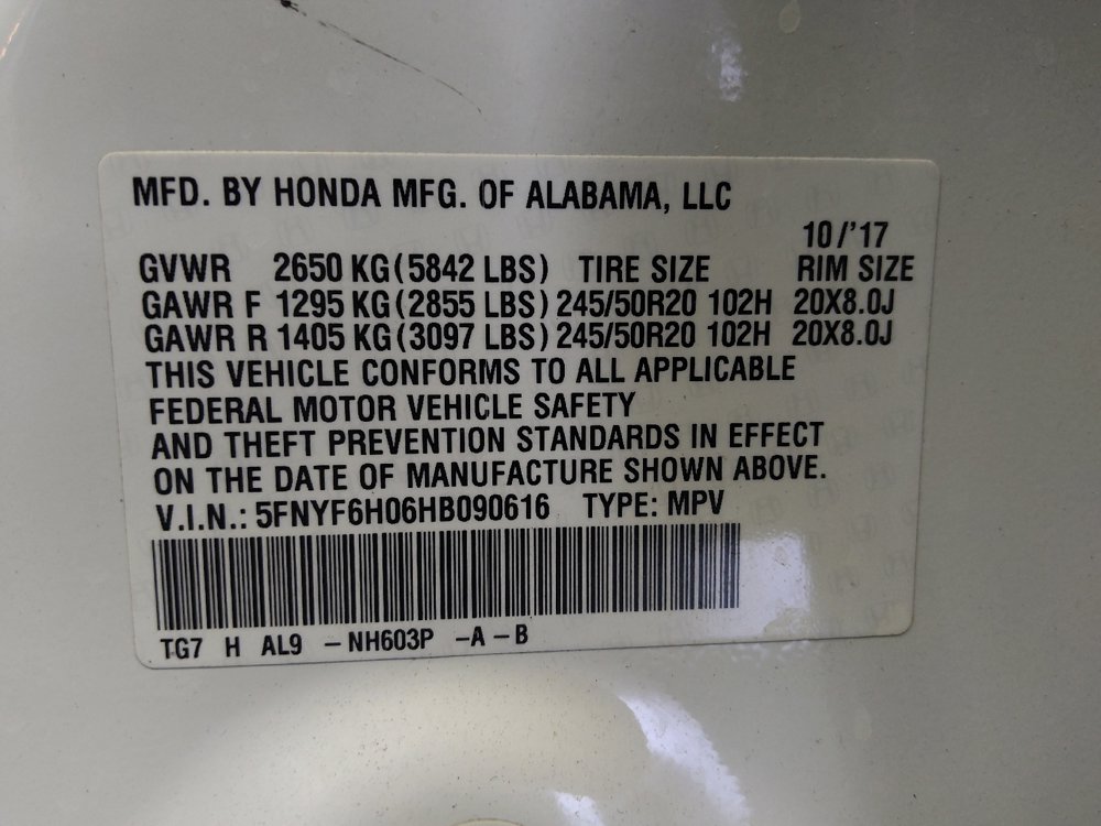 Used 2017 Honda Pilot Elite image 33