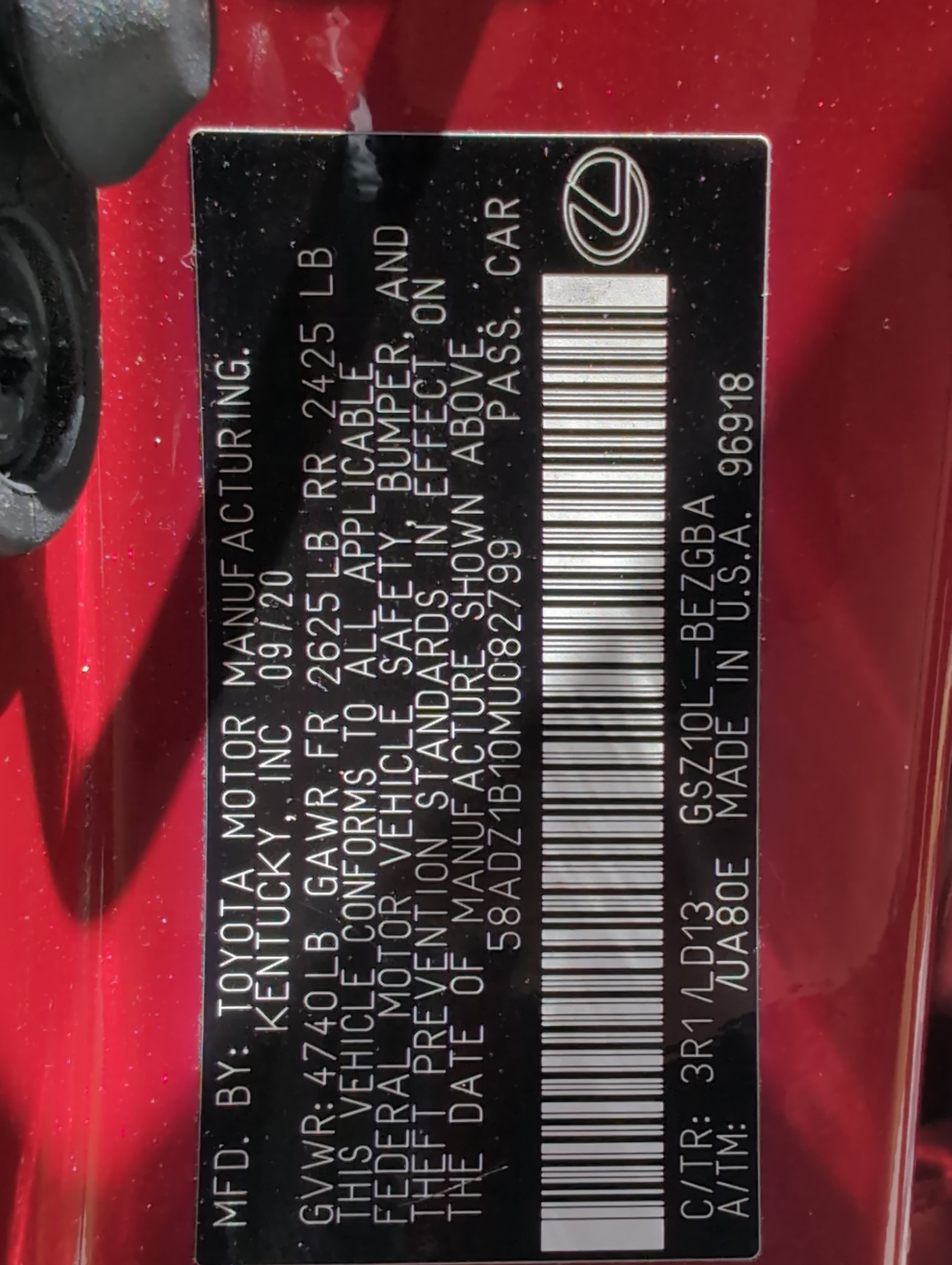 Used 2021 Lexus ES 350 w/ Premium Package FWD image 34