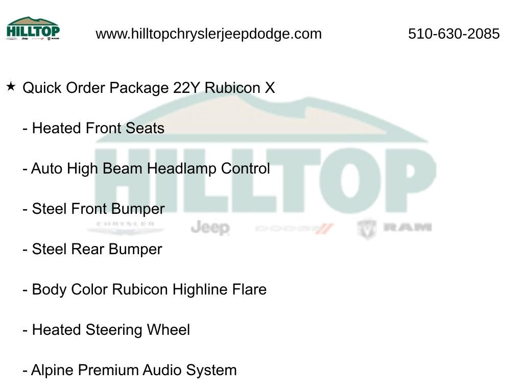 New 2026 Jeep Wrangler Unlimited Rubicon image 10