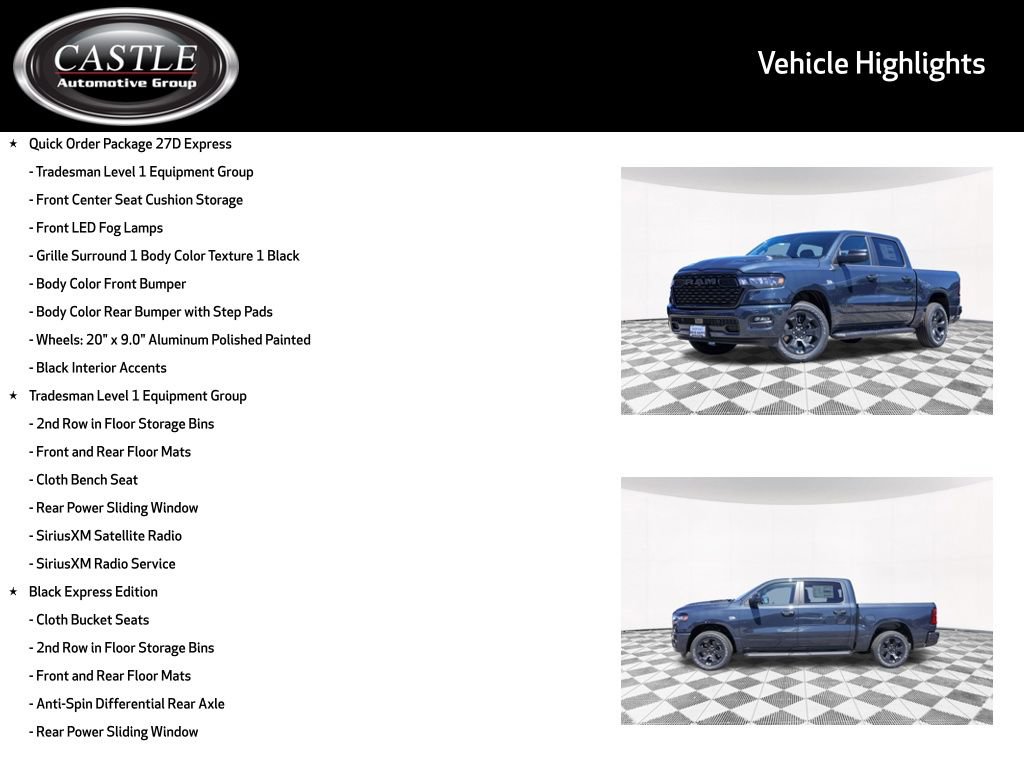 New 2026 RAM 1500 Express AWD/4WD image 3