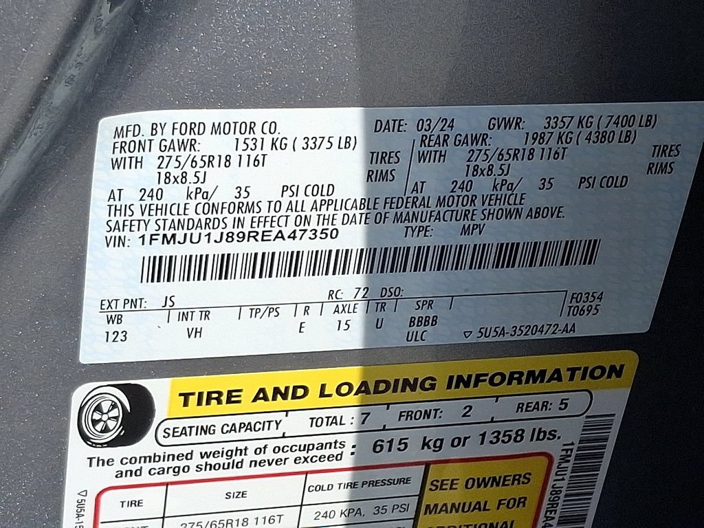Used 2024 Ford Expedition XLT AWD/4WD image 28