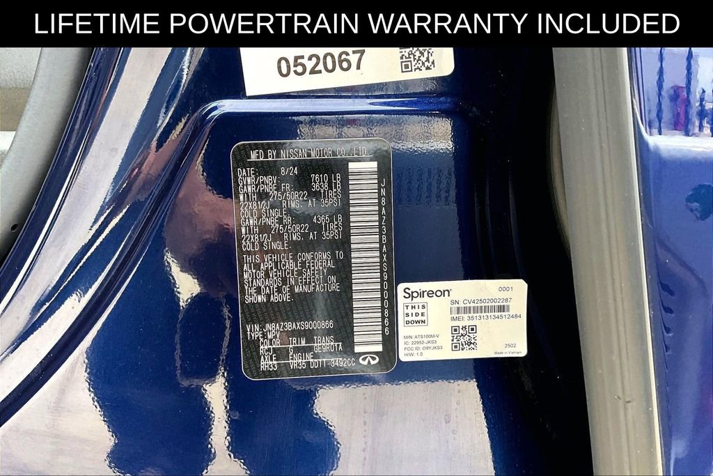 Certified 2025 INFINITI QX80 Luxe image 46