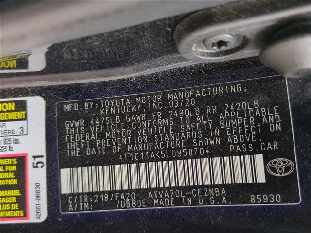 Used 2020 Toyota Camry LE FWD image 15