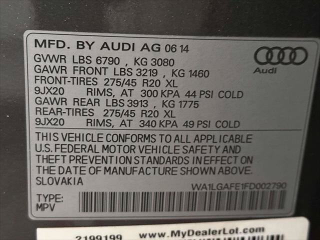 Used 2015 Audi Q7 3.0T Premium Plus w/ Premium Plus Package AWD/4WD image 30