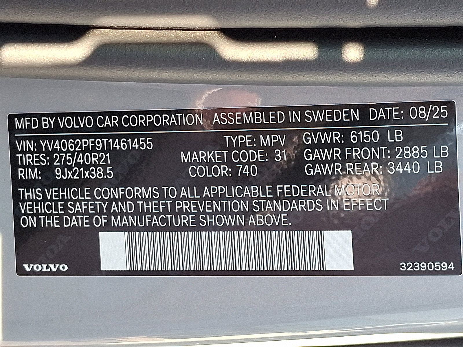 New 2026 Volvo XC90 B6 Ultra image 14