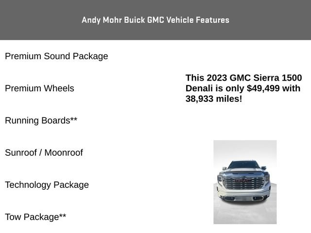 Used 2023 GMC Sierra 1500 Denali w/ Denali Reserve Package AWD/4WD image 12