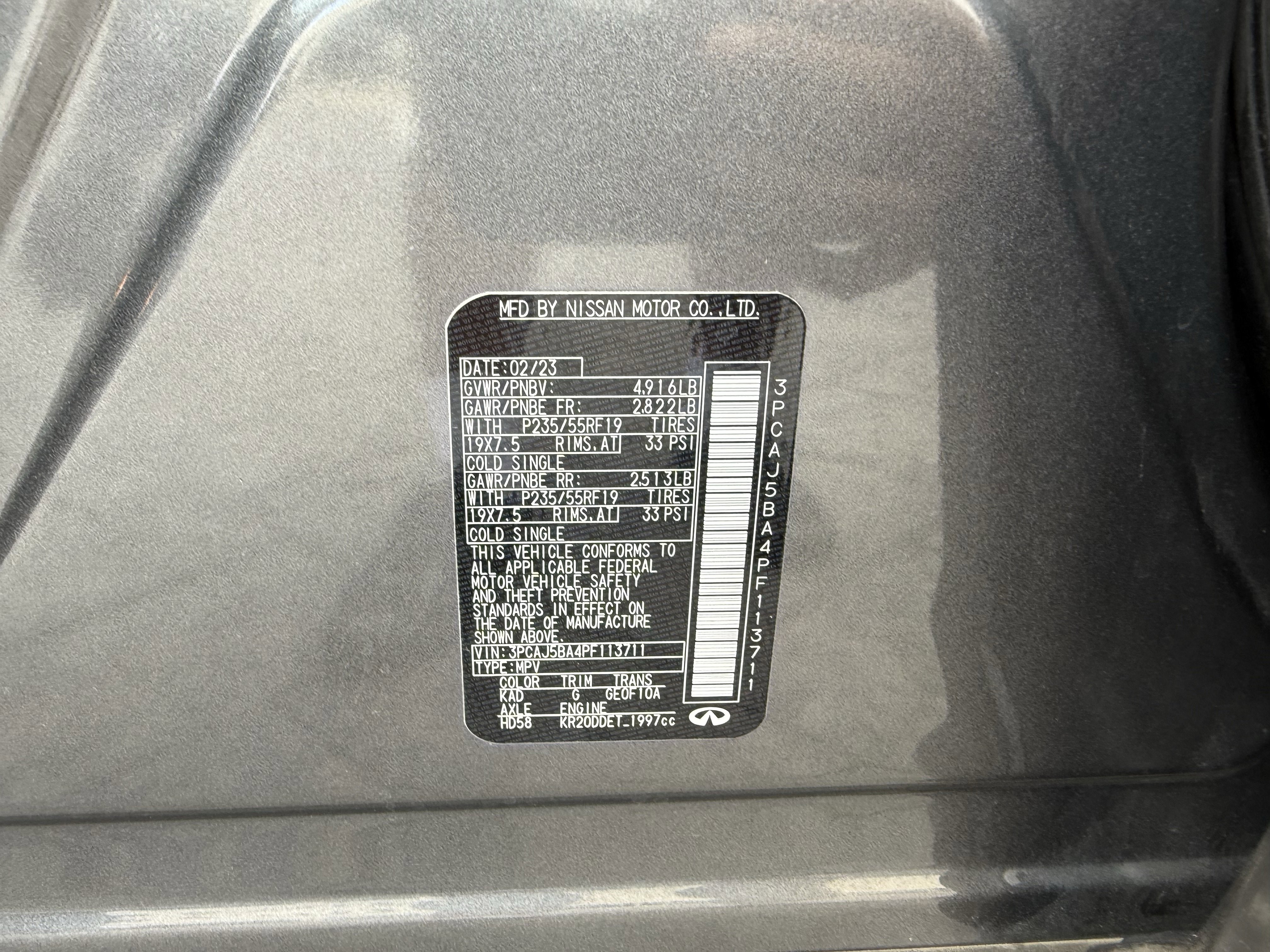 Certified 2023 INFINITI QX50 Luxe FWD image 26