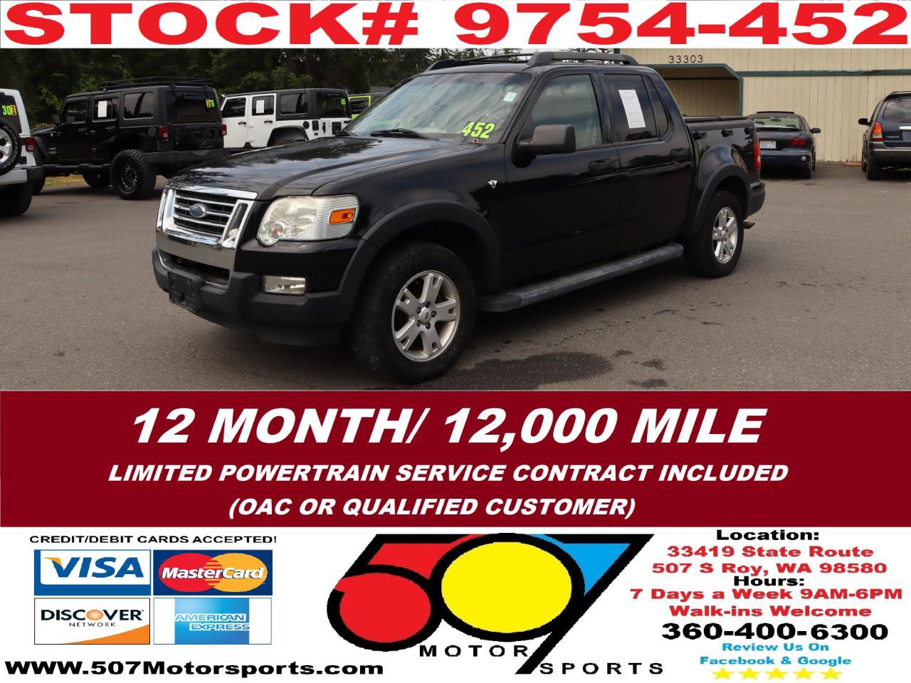 Used 2007 Ford Explorer Sport Trac XLT AWD/4WD image 3