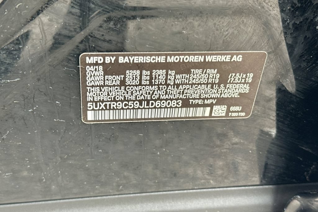 Used 2018 BMW X3 xDrive30i AWD/4WD image 34