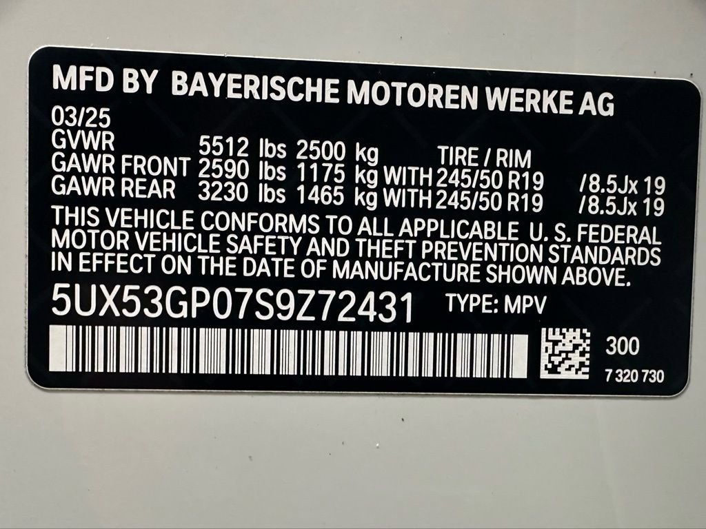 Used 2025 BMW X3 xDrive30i w/ M Sport Package image 11