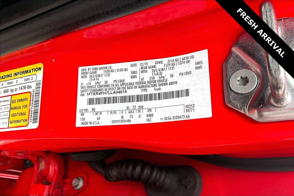 Used 2020 Ford Ranger XLT w/ FX4 Off-Road Package image 19