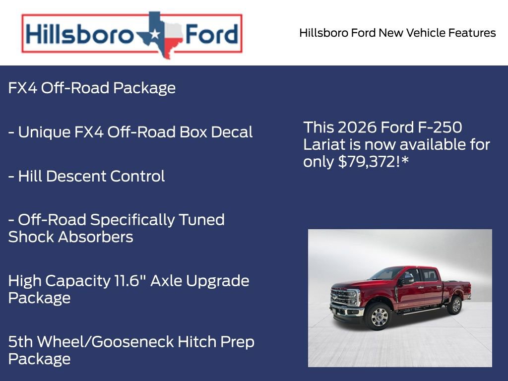 New 2026 Ford F250 Lariat w/ Chrome Package image 9